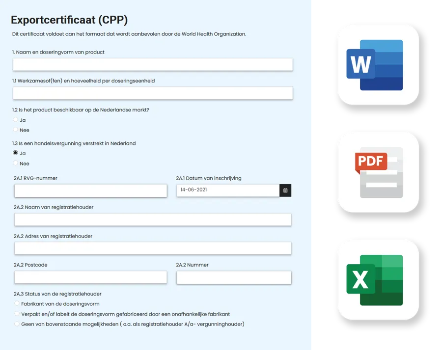 PDF certificaat maken