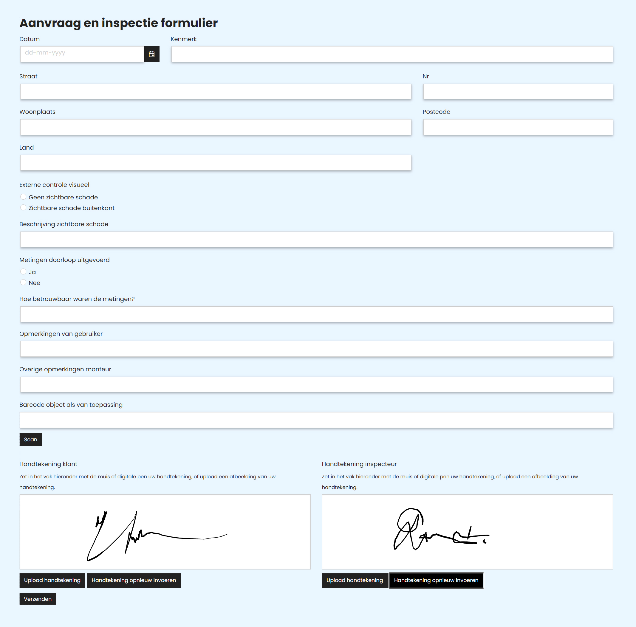 Inspectieformulieren digitaliseren