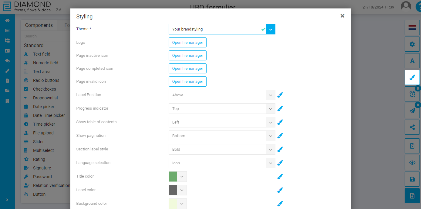 Webformulieren maken in eigen merk