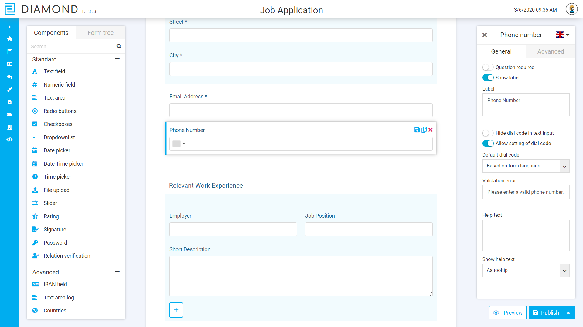 Online formulieren connecties